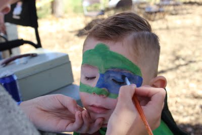 Creepy Walk in the woods: Face Painting