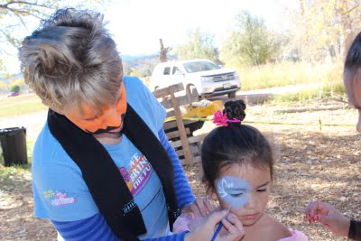 kids halloween face painting