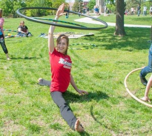 Hula Hoop Tricks, kid's birthday party themes