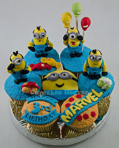 Minion cupcakes are cute and fun for kids. Image from flickr.com and Cupcakes Heaven