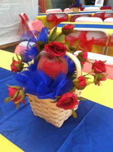 Princess Snow White Themed Birthday Party Centerpieces