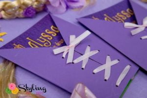 Rapunzel Themed Birthday Party Invitations