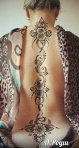 easy henna tattoo design