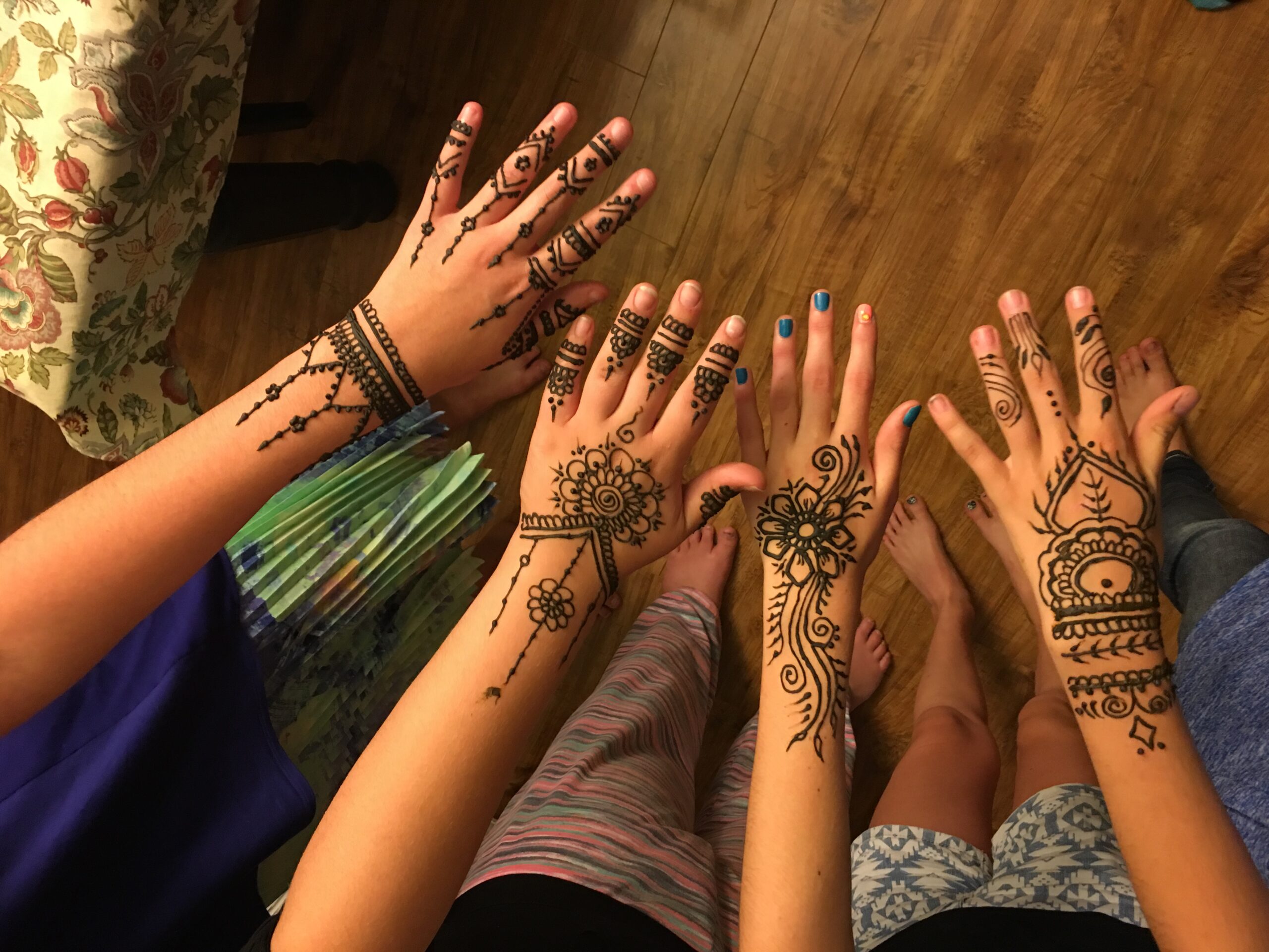 simple henna designs for kids