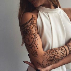 easy henna tattoo design