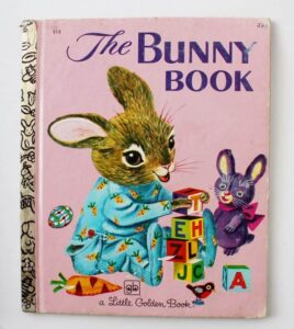 the bunny book vintage book for easter kids