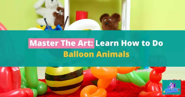 how to do balloon animals - RJ's Amazing Entertainment