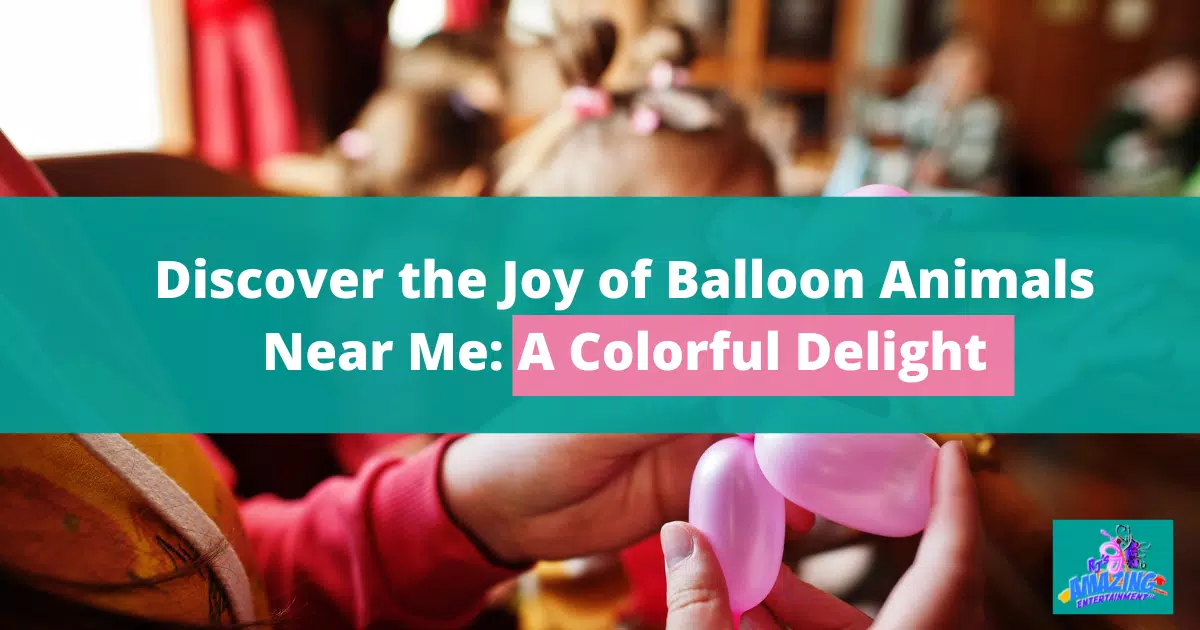 balloon animals near me