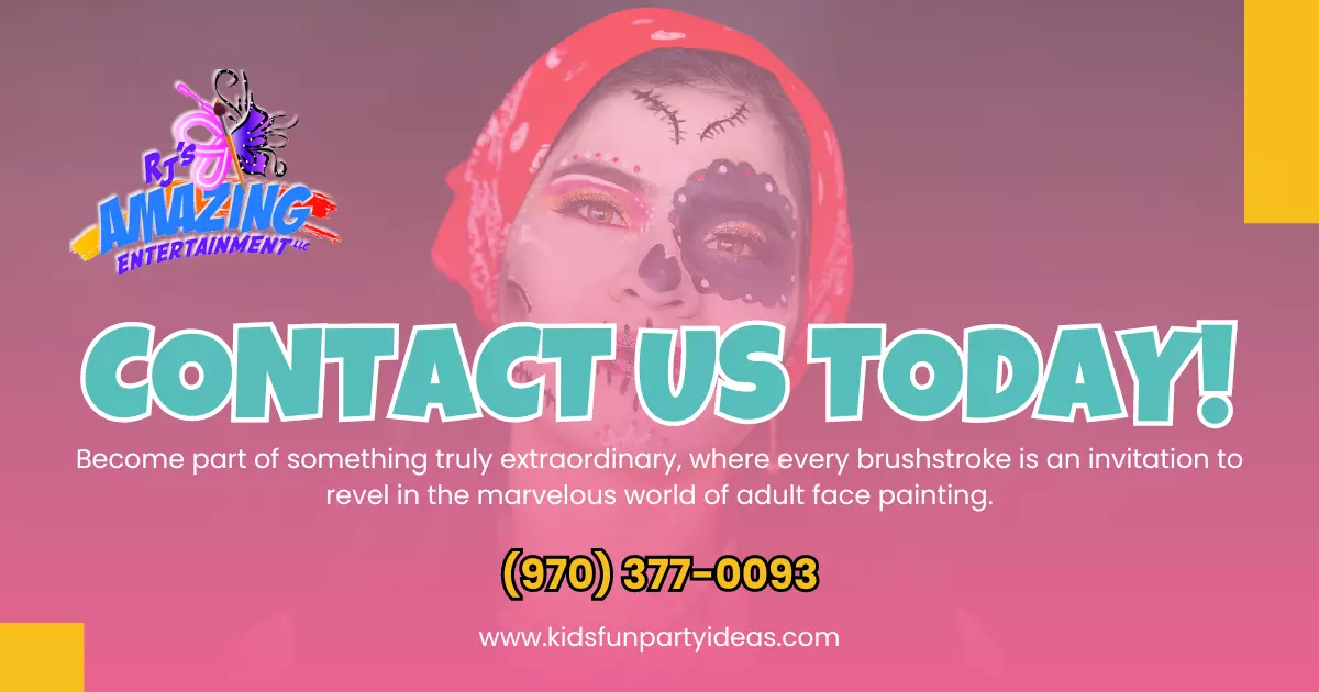 Elevate Your Event with RJ_s Amazing Entertainment Adult Face Painting